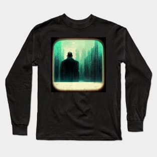 Digital Rain Long Sleeve T-Shirt